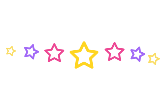 Color Decorative Stars: The Festive Party De for Your Creative Toolkit