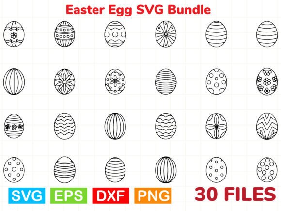 Easter Egg SVG Bundle: Your Ultimate Decorative Easter Design Toolkit