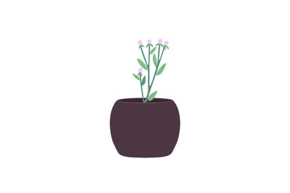 Flowerpot Decorative Houseplant: A Fresh Take on Modern Typography