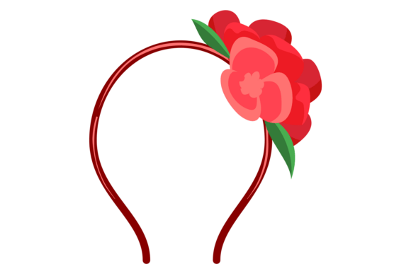 The Allure of the Red Floral Hairband in Design