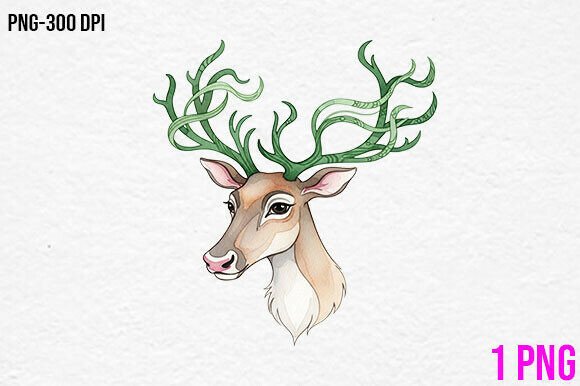 Unleashing Creative Potential with Decorative Deer Head PNG Clipart